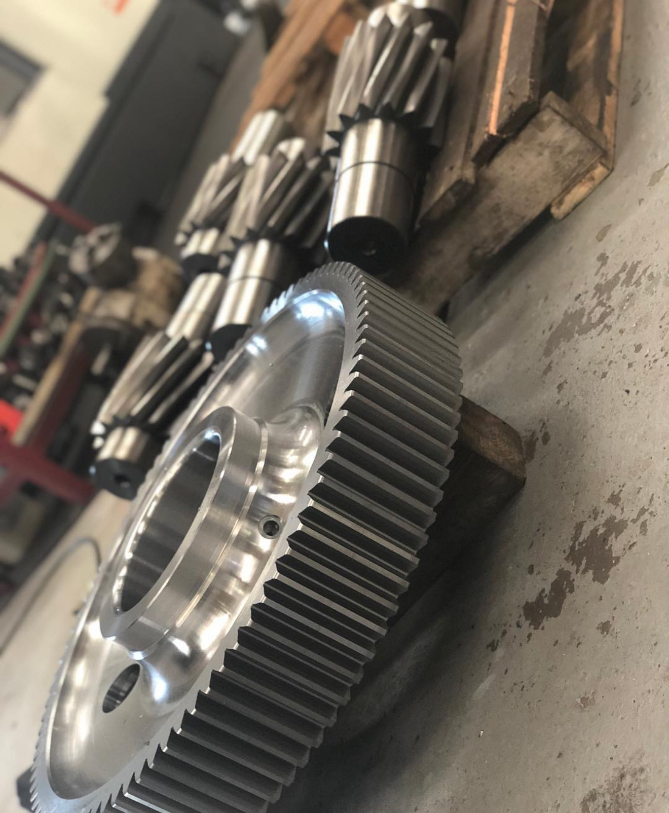 Gear Cutting And Carburizing